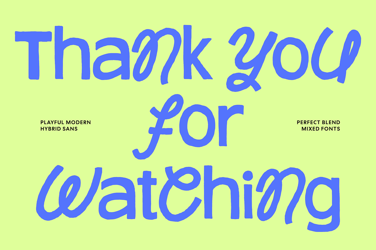 Rolly Pulfy - Playful Hybrid Sans, a Handwritten Font by Namara Creative Studio (Photo 12 of 12)
