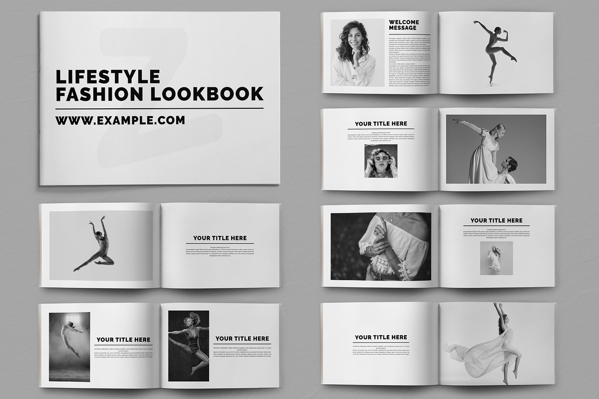 Fashion Magazine Template Landscape, a Magazine Template by ContestDesign (Photo 1 of 5)
