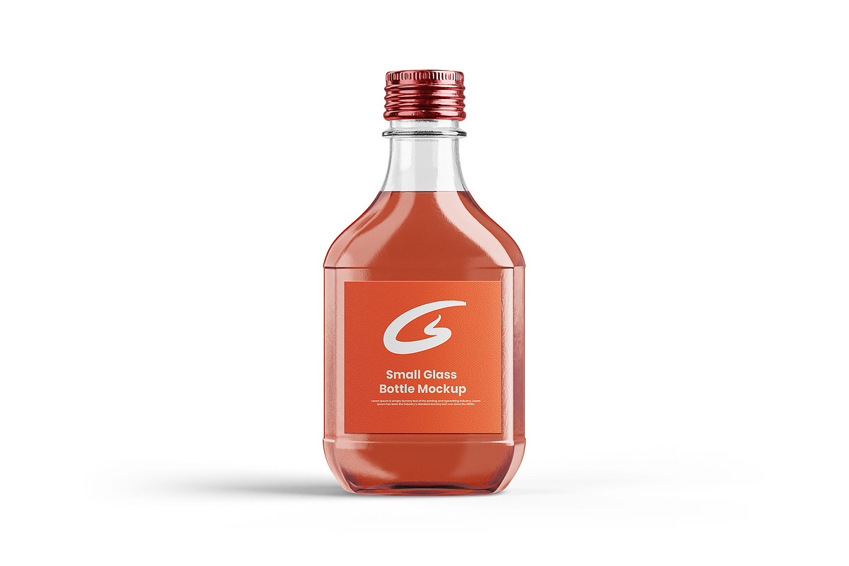 Small Glass Bottle Mockup, a Product Mockup by GraphicsPixel (Photo 2 of 3)