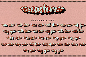 Easter Handwritten Bold Font