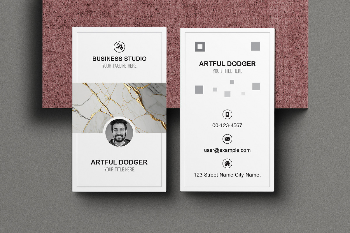 Business Card Design Layout, a Business Card Template by MightyDesign (Photo 3 of 6)