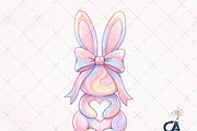 Colorful Bunny Easter Coquette PNG, an Illustration by Creative Art (Thumbnail 1 of 6)