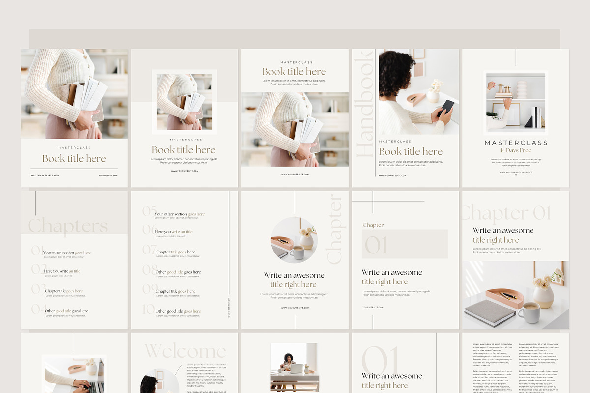 Minimalist Ebook Canva Template, a Marketing Template by Modo Design Studio (Photo 4 of 10)