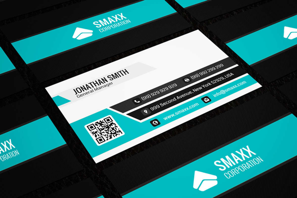 Modern Corporate Business Card CM003, a Business Card Template by annozio (Photo 4 of 4)