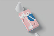 Gift Box Mockup, a Packaging Mockup by megostudi0 (Thumbnail 7 of 11)
