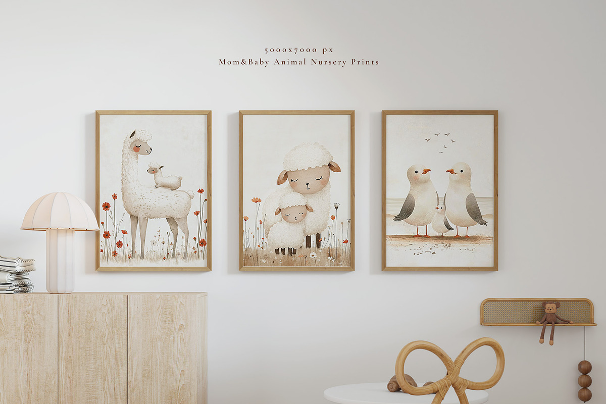 Tender Bonds–Mom&Baby Animal Prints, a Graphic by Alona Roshka (Photo 2 of 14)