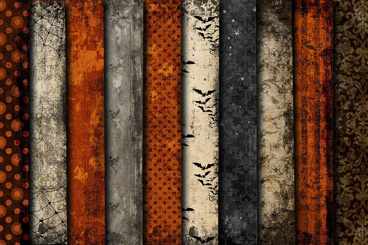 Elegant Halloween Papers - Digital, a Graphic by Graphics Candy (Photo 2 of 11)