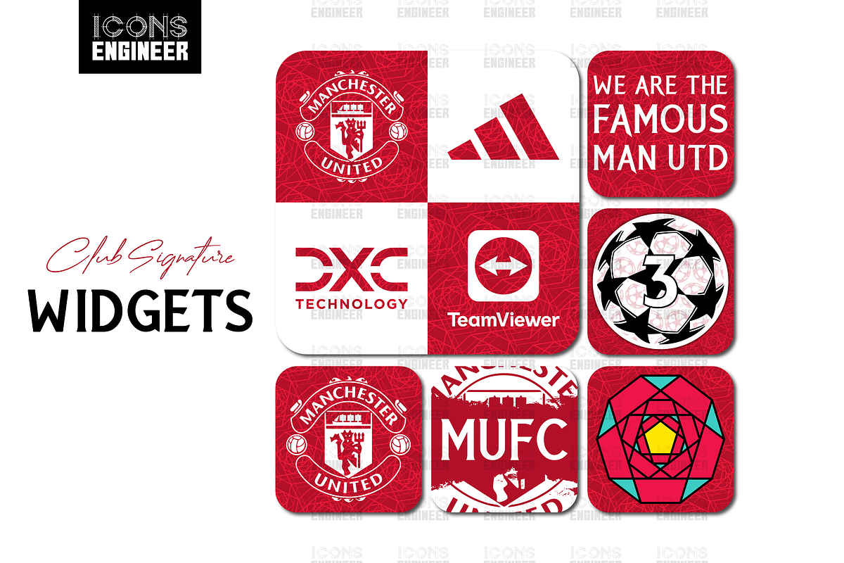 Man United 23/24 Theme Pack | Home, an Icon by IconsEngineer (Photo 5 of 11)