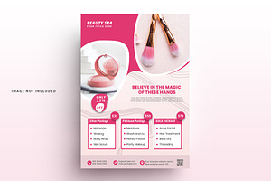 Beauty & Spa Flyer Template, a Flyer Template by graphics city