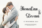 Elegant Wedding, a Handwritten Font by InermediaSTUDIO (Thumbnail 5 of 8)