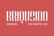 Briqusion – Modern Condensed Sans, a Sans Serif Font by BrandSemut (Thumbnail 1 of 8)