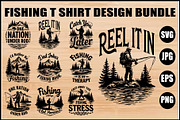 Fishing T-Shirt Bundle, an Object Graphic by Creativeshirt (Thumbnail 1 of 9)