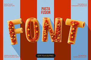 Pasta Fusion Font