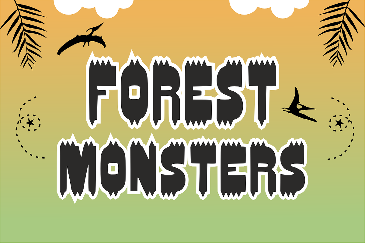 Dino Kids - Playful Dinosaur Font, a Sans Serif Font by KiddoGlyphs Studio (Photo 3 of 5)