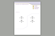 Modern Resume Template MS Word, a Resume Template by Scribbled Napkin Design (Thumbnail 4 of 5)