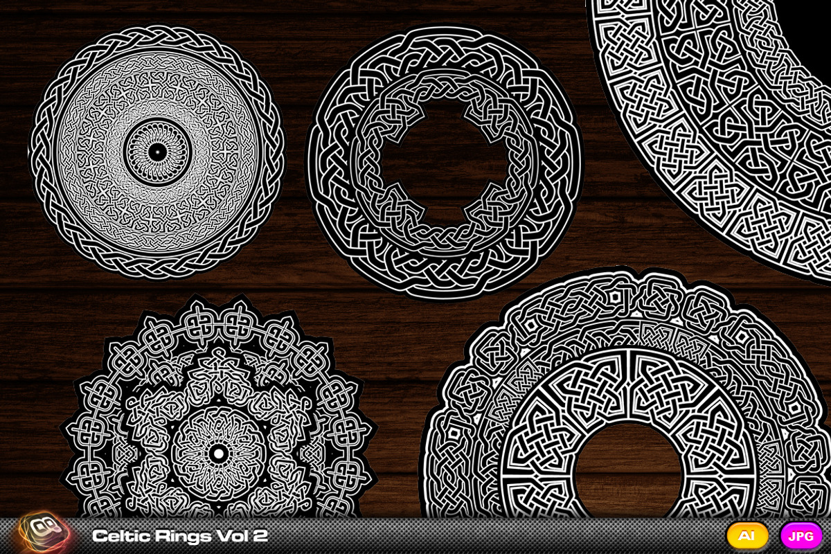 Celtic Rings Vol 2, an Object Graphic by quicky (Photo 1 of 6)