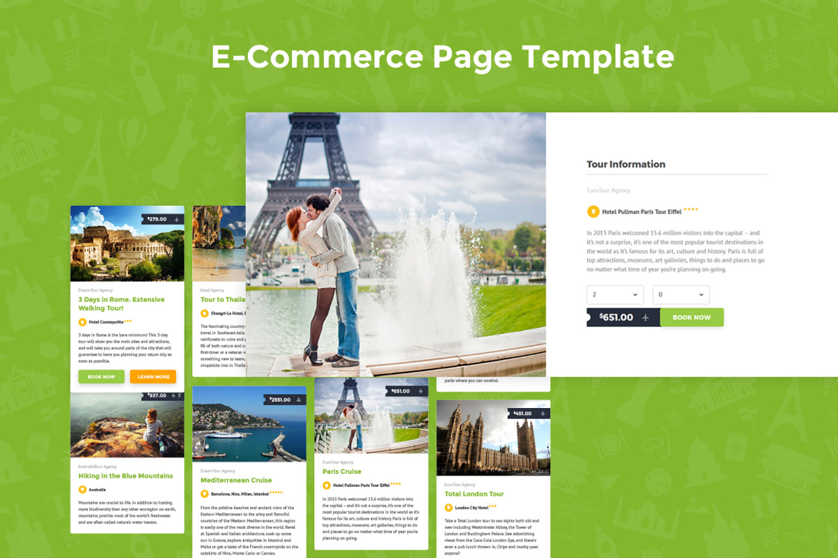 Travel Agency Website Template, a HTML Template by Zemez (Photo 5 of 6)