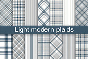 #115 Plaid Pattern in Light Grey, a Pattern Graphic by Plaid4You (Thumbnail 1 of 8)