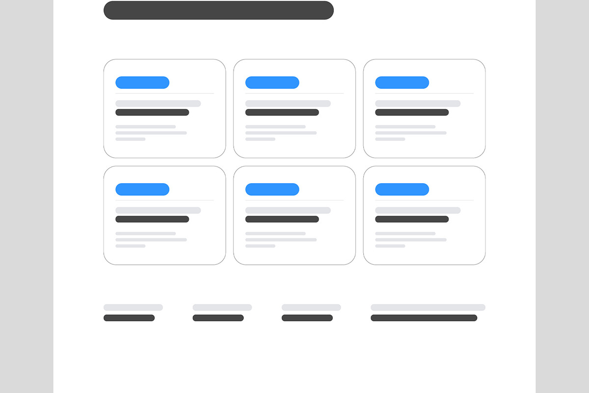 Wireframe Landing Page Template, a Landing Page Template by ContestDesign (Photo 4 of 7)