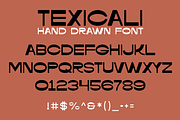 Texicali Reverse Contrast Font, a Sans Serif Font by nickqtx (Thumbnail 3 of 3)