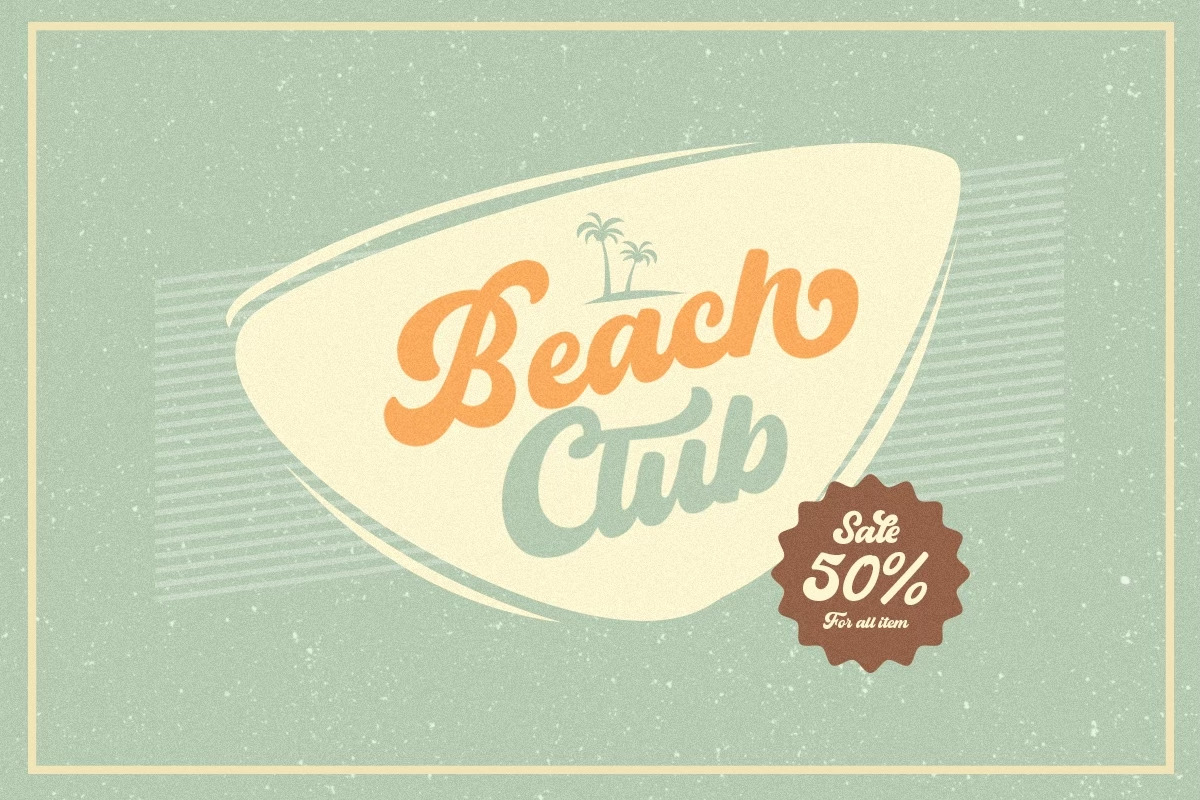 The Bayland - Retro Font, a Script Font by Letterhend Studio (Photo 8 of 11)