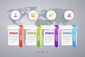 Timeline Infographic With Diagrams