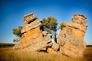 Split Rocks with Woman, a Person Photo by THP Creative