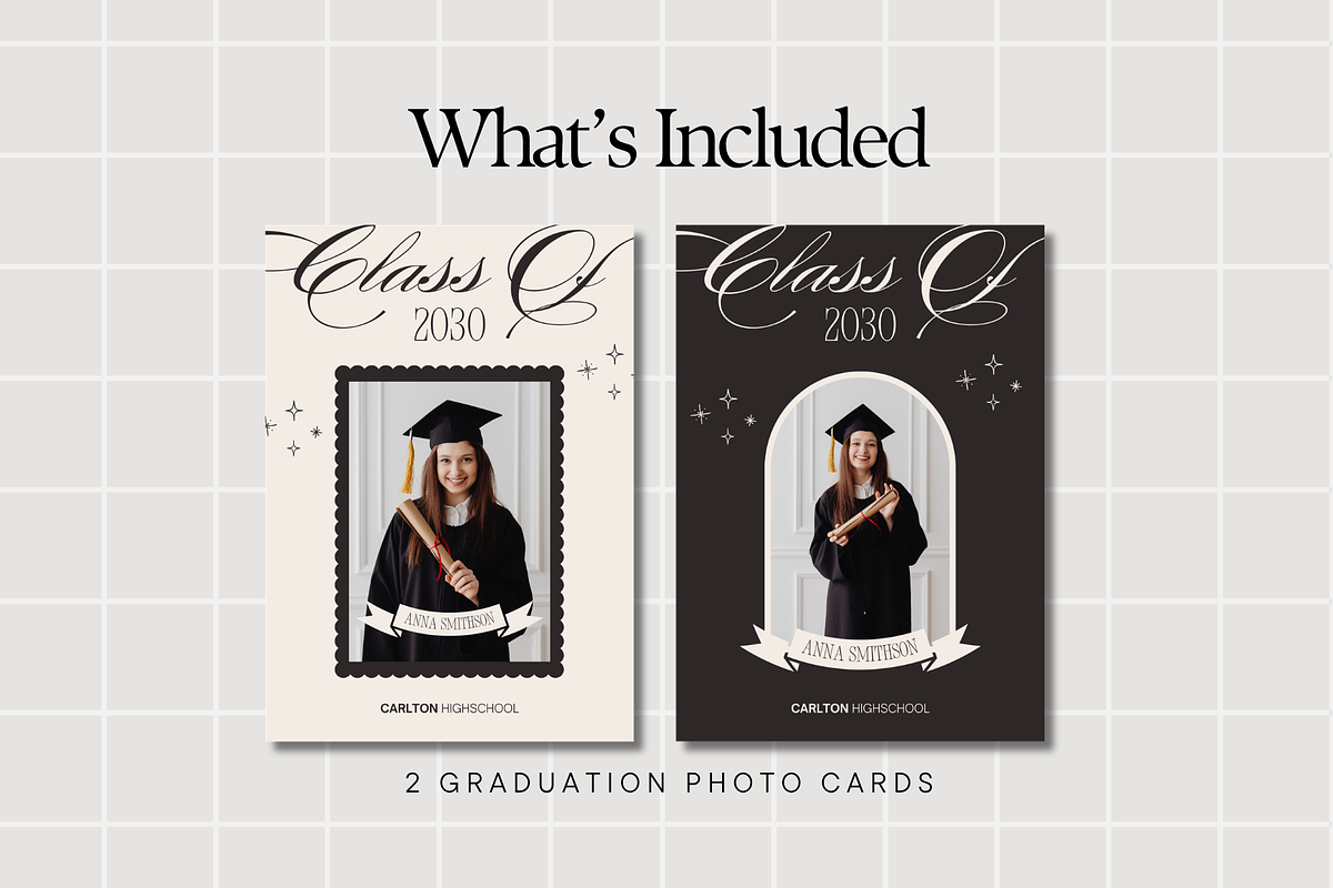 Graduation Announcement Template, a Card Template by Anna Design Studio (Photo 3 of 7)