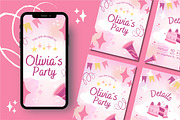Party Invitation Canva Template, a Design Template by TemplateCastleStore (Thumbnail 2 of 5)