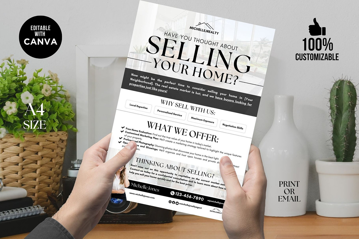 Thinking of Selling Flyers Canva preview 2