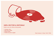 Silly Doodle Collection, a Decorative Illustration by Marish (Thumbnail 8 of 9)