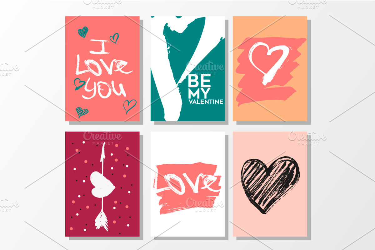 Valentine's Day Cards, a Card Template by Artem Vorotnikov (Photo 11 of 13)