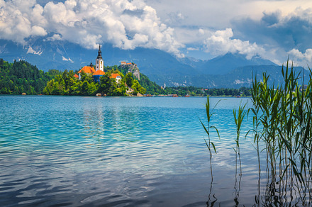 Amazing panorama with lake Bled, a Nature Photo by Alpine Dreams