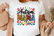 Autism Mama, Autism Awareness Day, an Illustration by CreationArt (Thumbnail 5 of 6)