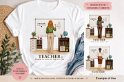 Teacher Portrait Creator Clipart, an Education Illustration by ColorfulPT (Thumbnail 4 of 7)