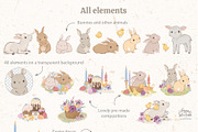 Easter Bunny Collection, an Animal Illustration by Lesya Skripak (Thumbnail 6 of 6)