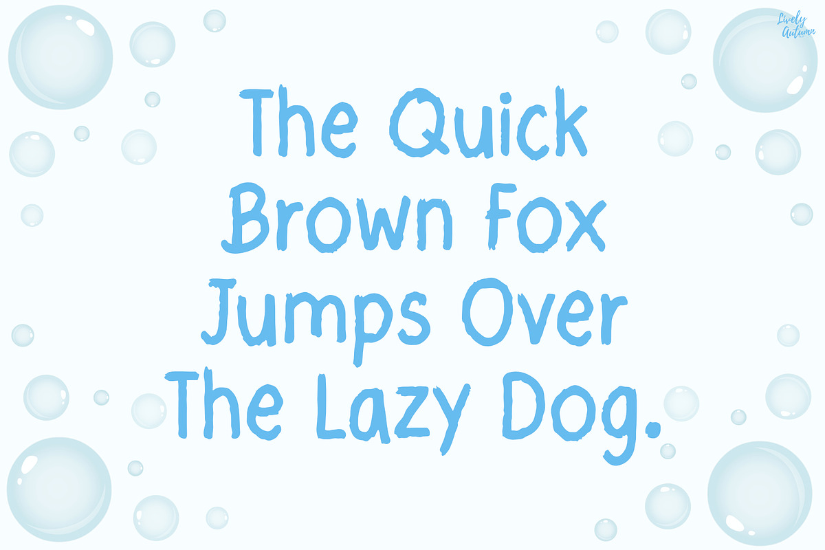 Fresh | Handwritten font, a Handwritten Font by LivelyAutumn11.11 (Photo 4 of 5)