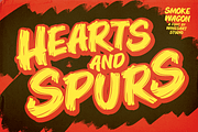 Smoke Wagon - A Western Brush Font, a Sans Serif Font by Wingsart Studio (Thumbnail 10 of 15)