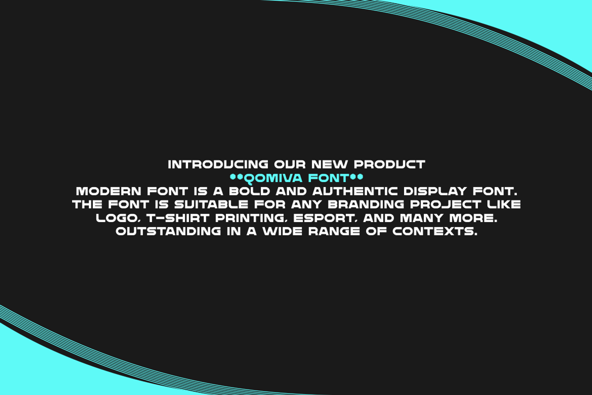 Qomiva Font, a Sans Serif Font by albert_kalingga (Photo 4 of 5)