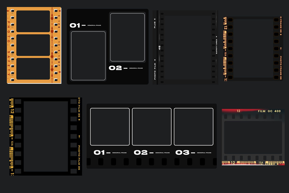 Kodak and Fuji Film Frames, a Social Media Template by Presets store (Photo 6 of 8)