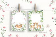 Baby Deers Watercolor Set, an Animal Illustration by Flora+Bear (Thumbnail 7 of 8)