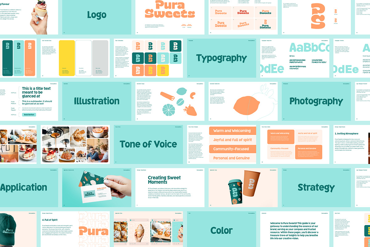 Pura Brand Guidelines Template, a Branding & Logo Template by Hamdi Designs (Photo 9 of 11)