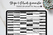 Stripes & Plaids Pattern Brushset, a Brush Add-On by JSquarePresents (Thumbnail 1 of 5)