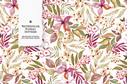 Early Autumn Floral Pattern, a Pattern Graphic by Webvilla Studio (Thumbnail 1 of 7)