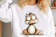 Whimsical Spring Duck Clipart, an Illustration by designcity5 (Thumbnail 3 of 5)