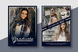 Graduation Card Template, a Card Template by AyumaDesign