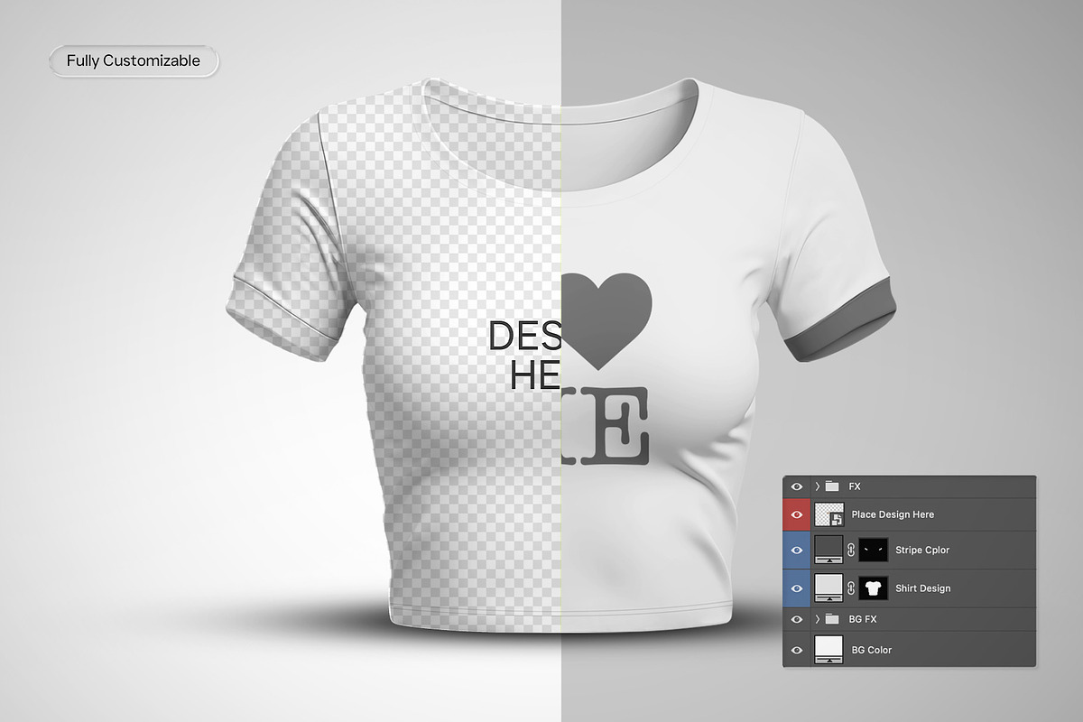 Y2K Women Apparel Mockup, a Shirt Mockup by Mocktopia (Photo 7 of 10)