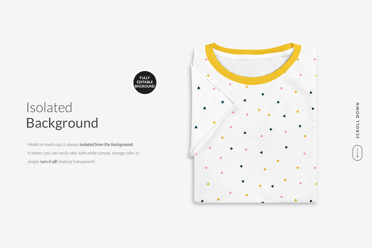 6x Women T-shirt Ghost Mock-ups Set, a Books & Magazine Mockup by Apparel_Mockups (Photo 12 of 22)