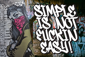 Snikers Urban Graffiti Font