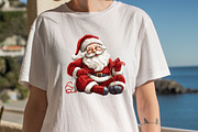 Crochet Yarn Christmas Santa Clipart, an Illustration by SVGArt (Thumbnail 7 of 8)